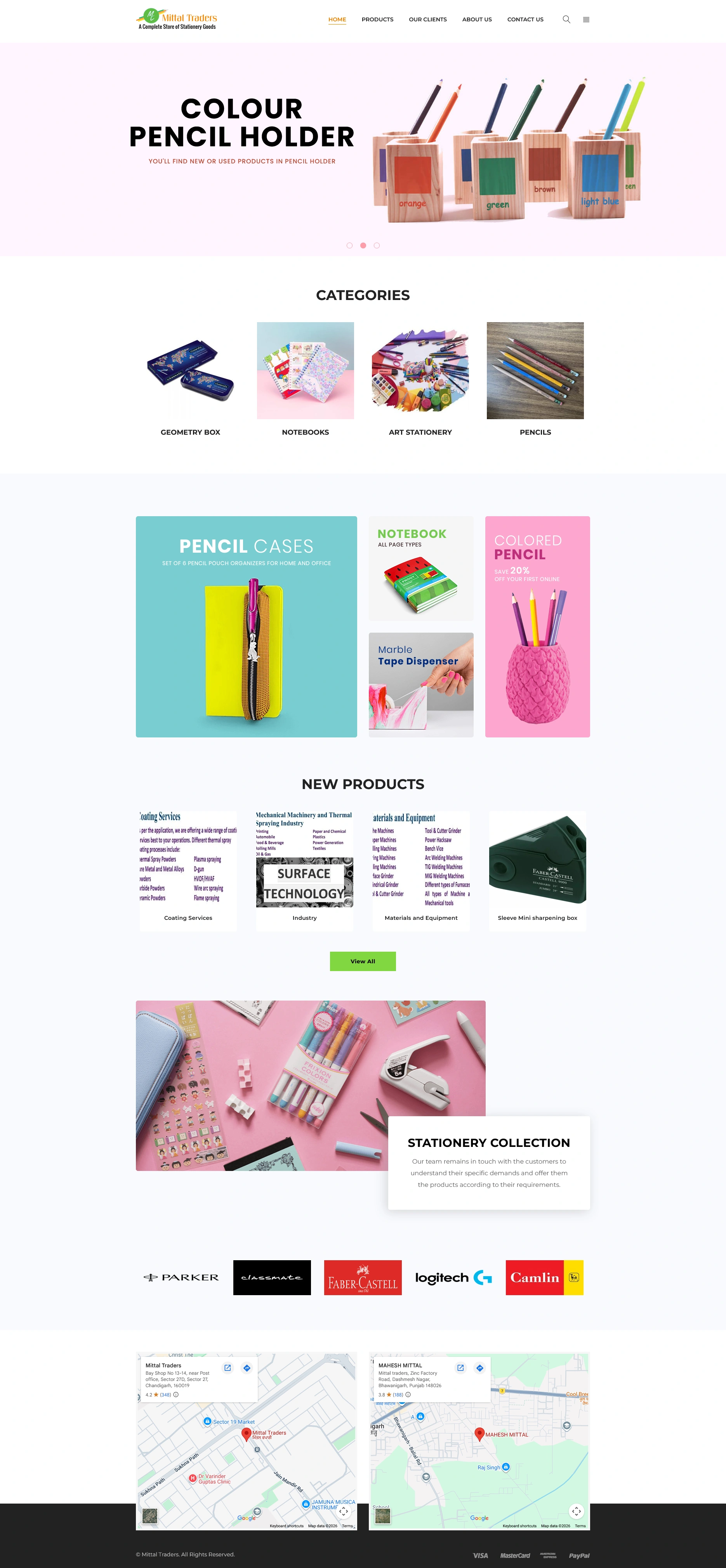 Mittal Traders — website by Omnox Technologies